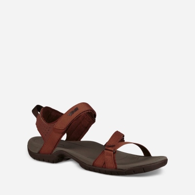 Teva Verra Women's Grey / Maroon Hiking Sandals CA38562 Canada Online